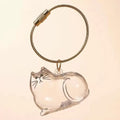 Cat Fur Keepsake Charm – Transparent Bag Pendant